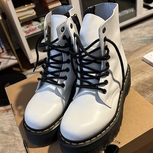Dr Martens Jadon White boots
